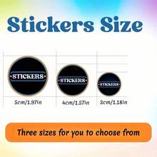 500/1000pcs Customized Stickers, Personalized Logo/Photo Labels, Personalized Bottle Stickers, DIY Party Beverage Packaging, Elegant Celebration Decor, Promotional Business Stickers, Holiday Event Stickers, Customizable Marketing Promotional Stickers - Multicolor - View 8