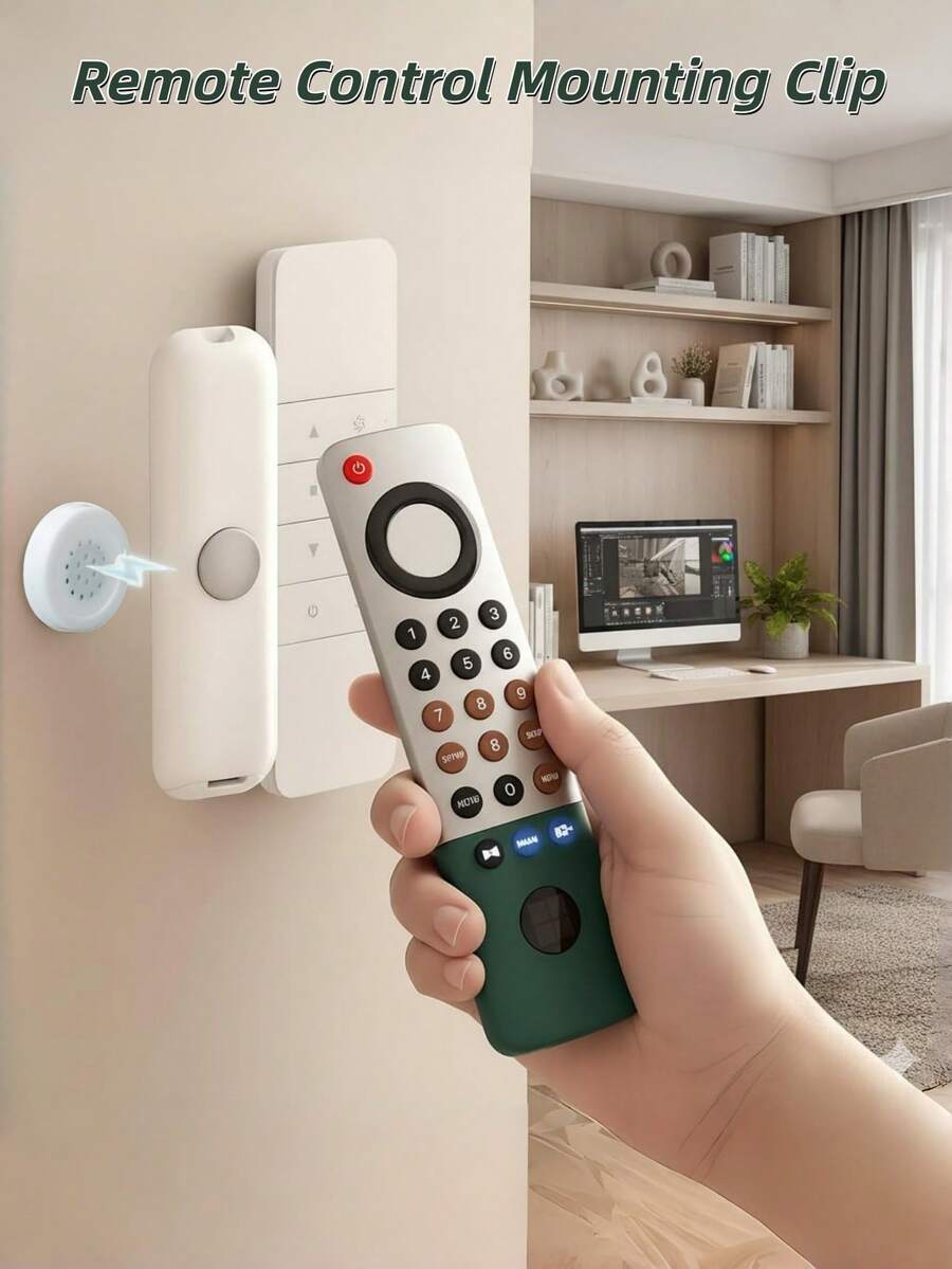 Organizer Dinding Magnetik Tanpa Pengeboran, Klip Penyimpanan Dinding, Klip Penjepit Dinding untuk TV, Kipas Angin, dan Remote Control AC. Klip Penyimpanan Dinding Lebih Cocok untuk Stopkontak, Router, Lukisan Dekoratif, dan Barang-barang Kecil dan Ringan Lainnya yang Cocok untuk Disimpan di Dinding. Aksesori Penyimpanan untuk Ruang Tamu, Kamar Tidur, Kamar Mandi, Dapur, dan Kantor.