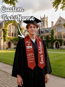 1pc Customized Graduation , Can Customize Photo And Name, Personalized 2026 Graduation , Suitable For Graduation Gown, Graduation Ceremony, Graduation Decoration, Graduation Gift, Graduation Souvenir, Graduation Ornament, Customizable Item, Best Decoration For Graduation Party - Multicolor - View 1