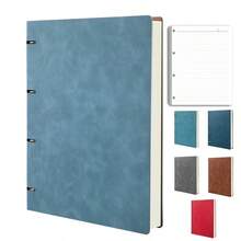 A4 Notebook (1 Refill Included) With 1 Extra Refill, 2pcs - Elegant Minimalist Design, Replaceable Lined Refill, PU Cover - Suitable For Office, Study, Home Smooth Writing Diary, Can Be Used As Gift - Compatible With Binders And Folders - Essential For Study Notes, Office Workers, Stationery - A4 - View 15