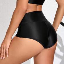 508#Sexy New Women's Sports Shorts, High-Waisted Yoga Peach Butt Tight-Fitting Running Fitness Set - 黑色短褲 - 查看 12