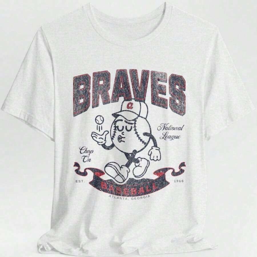 New Arrival 2026: Men's Breathable Cotton Baseball Style T-Shirt - Casual Short Sleeve, Crew Neck, Machine Washable. Soft, Breathable, Fashionable Fabric, 100% Cotton, For Everyday Wear. Women's Graphic Print T-Shirt. - 白色 8 - 查看 1