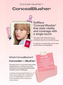 HOLIKA HOLIKA My Favorite Concealer, Multi-Functional, Easily Create Flawless Makeup. High Coverage, Layer-Able, Blendable, Natural Finish. Large Capacity, Suitable For All Skin Tones. 2g/0.07oz, Korean Cosmetics, South Korean Makeup - 17 - View 11