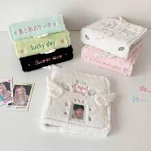 Bìa nhung mềm mại hình cánh thiên thần hoạt hình Ins A7, thích hợp cho album ảnh chụp lấy liền của học sinh, album ảnh thẻ 3 inch dành cho fan nữ. - nhiều màu - Xem 4