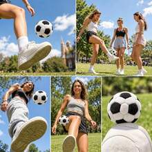 One Soccer Sandbag, Random Colors, Adult Soccer Sandbag, Contrasting Soft Balls, Suitable For Beginners, Outdoor Party Games. - 3-pink - View 7