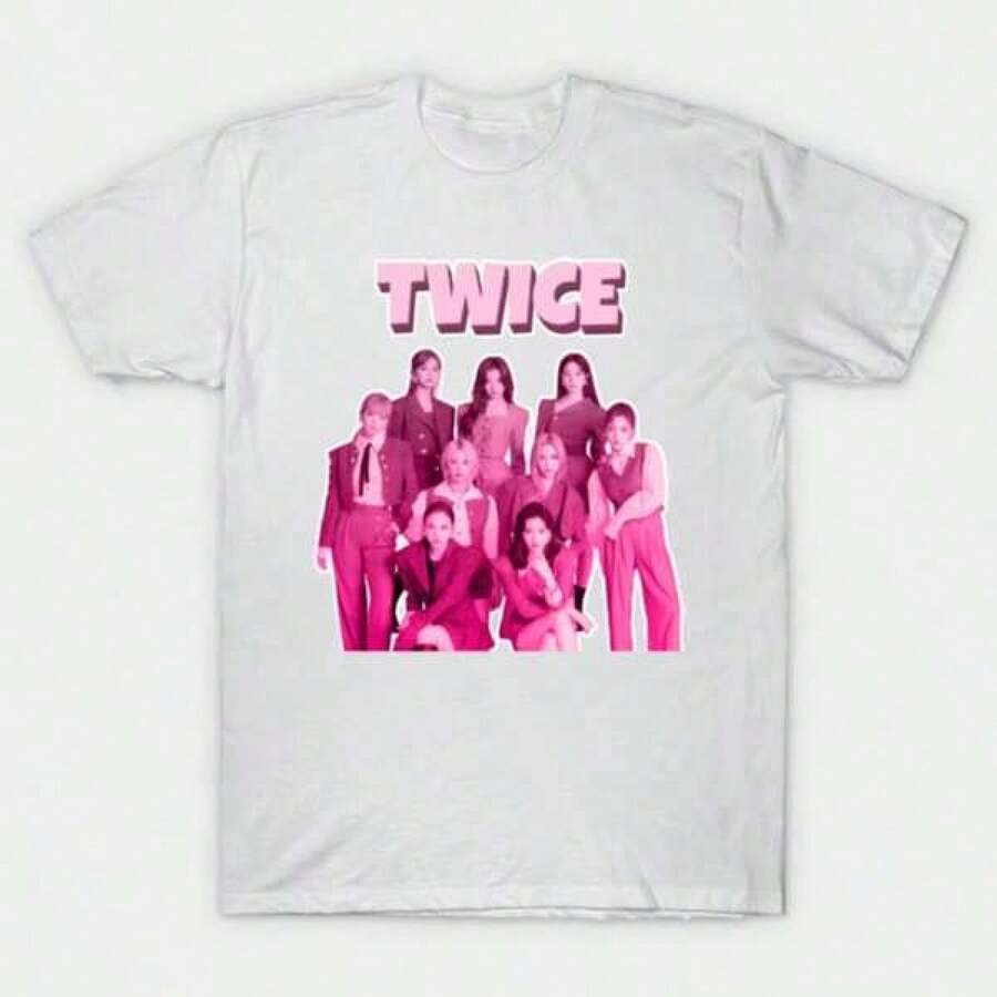 Twice  T-ShirtPlayeras De Mujer Algodon Blusas Frescas Para El Calor Blusas Dama Playeras De Dama Playeras Mujer Blusa Blanca Playeras Basicas De Mujer Blusas Oversize Para Dama Playeras Oversize De Mujer  Y2k Mujer Verano Camisetas De Mujer Algodón Playeras Para Mujer Blusas Casuales Para Dama Envio Nacional - Blanco - Ver 1