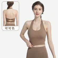 Women Lightweight Cardigans - Cocoa Color [back Cross] - View 12