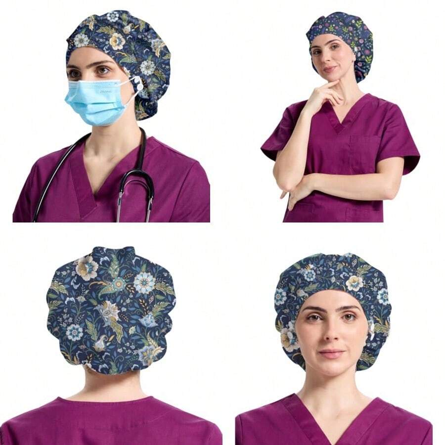 Shower Caps - Floral Pattern 7H01 - View 1