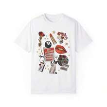 Girl Power Collage T-Shirt, Girl Power T-Shirt About Women's Rights, Equal Rights, Social Justice Activist, Vintage Inspired Graphic T-Shirt For Women, Breathable And Comfortable. - 白色 - 查看 1