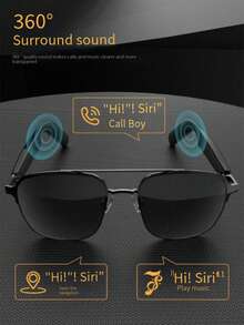 Kính thời trang Bluetooth cảm ứng mới, cuộc gọi âm thanh nổi HD, chất lượng âm thanh HIFI độ trung thực cao, tròng kính bảo vệ quang học chặn 98% tia UV và chắn ánh sáng xanh hiệu quả, bảo vệ mắt, pin chất lượng cao tích hợp, thời gian đàm thoại/nghe nhạc liên tục 8 giờ, đa năng cho đi lại hàng ngày, lái xe, hoạt động ngoài trời, kính thông minh đa chức năng thời trang. - Xem 9