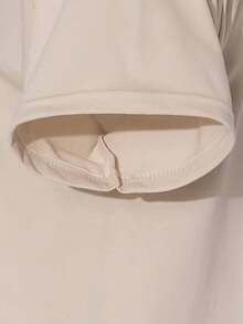 Camiseta de Esteticista Auténtica de Algodón Puro para Mujer - Camiseta de Manga Corta con Logotipo Escrito a Mano Estilo Vintage, Cómoda y Casual, Diseñada para Profesionales de Spa y Esteticistas. - Albaricoque - Ver 3