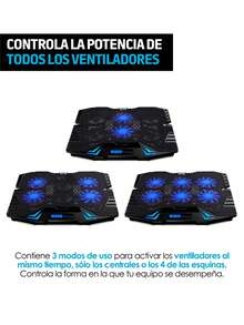 Redlemon 6-Speed Gaming Laptop Fan And Stand - View 5
