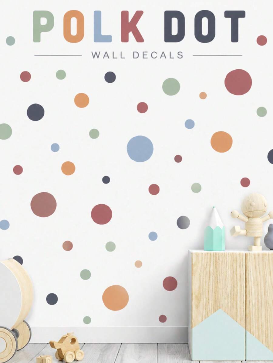 SURELIFE Hình dán tường vinyl họa tiết trái tim chấm bi phong cách Bohemian, trang trí phòng, dán dễ dàng, hình dán, decal dán tường, decal vinyl, trang trí nhà cửa, trang trí mùa xuân, làm mới không gian nhà, hình dán trang trí Rama, quà tặng sinh nhật, tốt nghiệp.