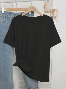 Women T-Shirts - Black - View 2