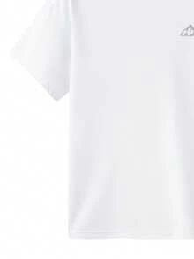 CAMEL CROWN Men's Summer Solid Color Casual Crew Neck Short Sleeve T-Shirt - White - View 4