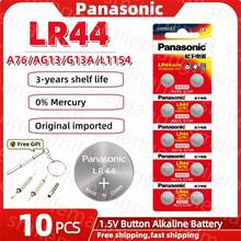 原裝 Panasonic 1.5V LR44 AG13 175mAh 鈕扣電池 357 SR44 LR1154 鈕扣電池，適用於手錶、計算機、硬幣電池、玩具 - LR44 - 查看 16
