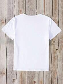Casual Summer Round Neck T-Shirt, Religious Sportswear, T-Shirt With Psalm 95:1, Christian Sportswear, Biblical Hoodie, Religious T-Shirt, Faith T-Shirt, Christian Gift For Women, Fitted Short Sleeve T-Shirt For Women. - 白色 - 查看 2