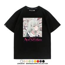 Camiseta 2D Unisex VersáTil De Ave Mujica, Merchandising De Anime, Wakaba Mutsumi, Manga Corta, BanG Dream! - Negro - Ver 6