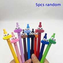 10pcs Creative Big Eye Clown Ballpoint Pens - Stationery School Supplies Cute Pens Back To School, Candy Color Barrels With Black Ink, Elegant Writing Tool Gel Pens, Suitable For Office, Study, Writing, Fun Gift - Big Eye Pen - View 14