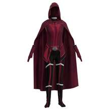 Stage Dance Wear - Red Print + Cape + Headgear - View 7