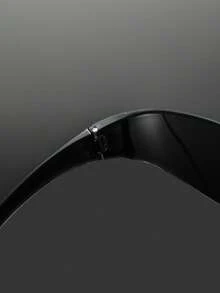 1 Cặp kính mắt nam gọng nhựa liền khối, kiểu dáng punk tương lai độc đáo, kính thời trang phù hợp cho đạp xe, trượt ván. - Nhiều màu - Xem 10