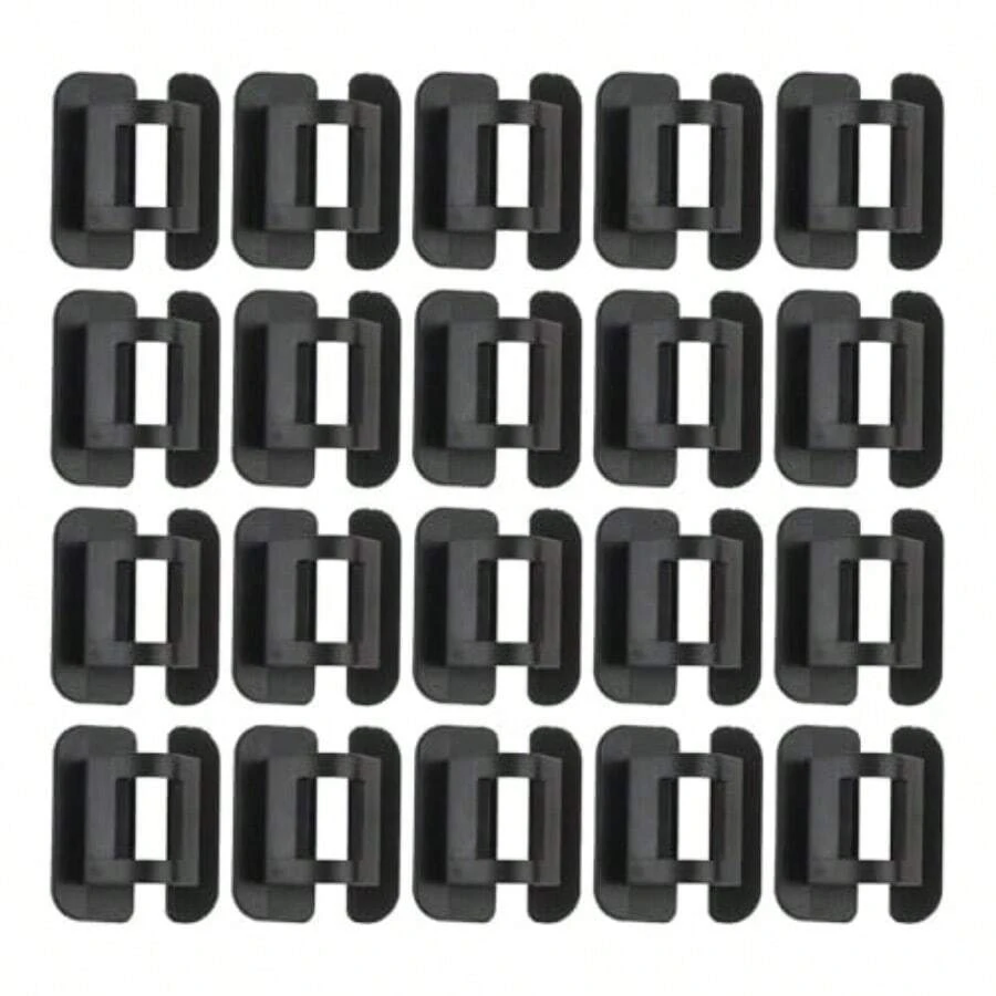 A20pcs 9182822 Nylon Car Engine Hood Insulation Pad Clips Nylon Lining Fixer Retainer Mountings Automobile Accessories for Volvo - A - Ver 1