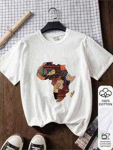 Top Casual de Manga Corta y Cuello Redondo para Mujer con Estilo Moderno - Blanco - Ver 6