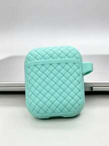 Argyle Pattern 1 Piece Of Woven-Pattern Earphone Case, Available In Various Colors. It Is Colorful, Shock-Proof And Easy To Carry. Made Of Woven-Textured Silicone Material, It Has A Soft And Non-Slip Touch. It Is Suitable For All Models Of Apple Earphones, Including 1st/2nd Generation, 3rd Generation, 4th Generation, Pro/Pro2, And Pro3. Practical, Simple And Versatile. - Multicolor - View 10