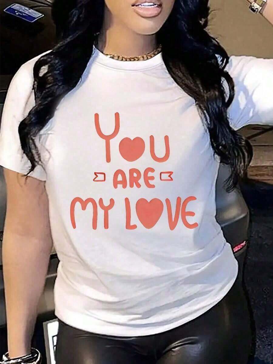 Short Personalizado con EstampadoCon mangasRedondoCuelloMujeresCamisetaAdecuadoParaPrimaveraOtoñoYInviernoImpresionesInformalViajesInicioDesgasteVacacionesConjuntos de ropaDía de San ValentínDíaVacacionesRegalosBásicosTripulaciónCuelloAlgodónCamisetaparaMujeres-VintageCalleEstiloUnisexoSueltoAlgodónCortoMangaTripulaciónCuelloCamiseta - Blanco - Ver 1