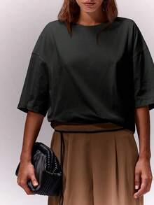 Women T-Shirts - Black - View 4