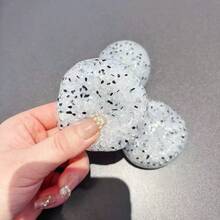 1 pieza, Juguete antiestrés de bola de arroz de sésamo - Textura de piel de hielo moldeable y apretable, bola de descompresión sensorial de rebote lento hecha a mano, Necesita Oh, Squishy, Juguetes Fidget, Juguetes Squishy, Squishies, Necesita Oh Squishy - A - Ver 1