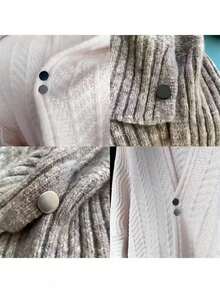 3pcs 12mm Anti-Gap Cardigan Safety Pins, Reusable Round Metal Clothing Fixing Buttons - Multicolor - View 6