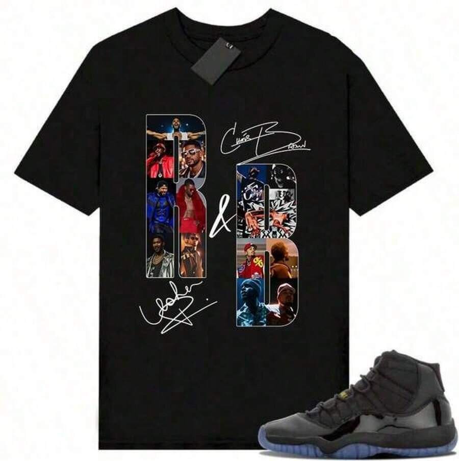 Camiseta Conmemorativa Firmada de  [20 Años]| Camiseta de Apoyo para Conciertos en Vivo y Festivales de Música de R&B|Camiseta Breezy Bowl XX V2 Concert 2026, Camisetas de la gira de s y Usher, Camisetas de conciertos de Raymond y Brown, Camiseta deportiva de ocio para hombre y mujer, Ropa de verano Y2k para vacaciones, Camiseta para fanáticos de la música, Camiseta de gira, Camiseta unisex para amantes de la música, Camiseta gráfica 100% algodón de peso pesado y corte holgado.| Estilo Retro Americano de Calle| Un Regalo Para Hombres| Una camiseta de homenaje diseñada para fans y amantes del R&B. - Negro - Ver 1
