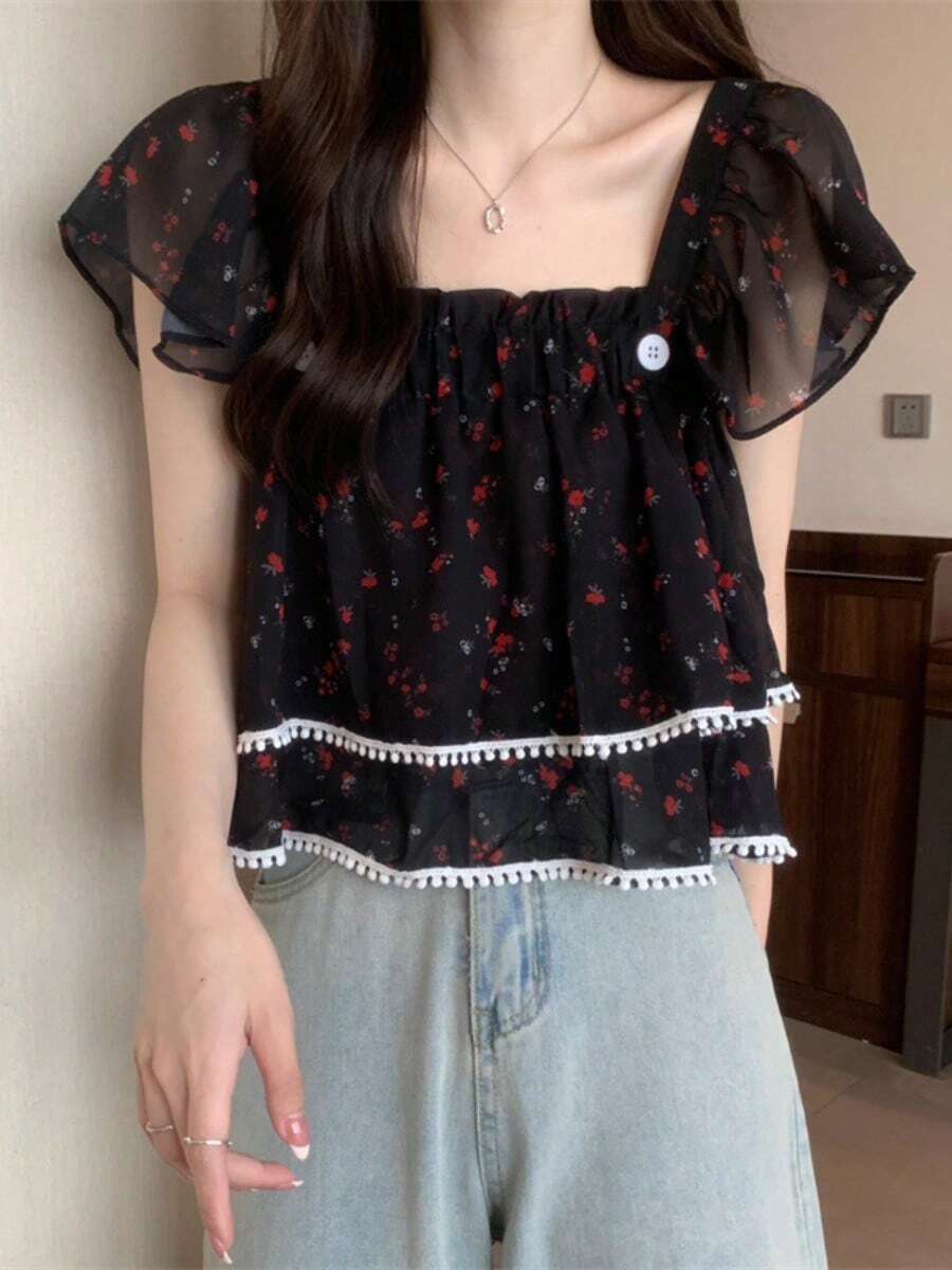 Women Blouses & Shirts - Black - View 1