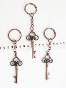 8pcs-Rose Gold/Red Copper/ Gold Bottle Opener,Wedding Favors Vintage Skeleton Key Bottle Opener,Key Bottle Openers With Escort Tag Cards And Key Chains Wedding Gifts For Guest - View 10