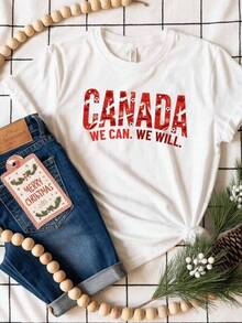 Camiseta de la Copa Mundial de Canadá, Regalo para Fanáticos del Fútbol, Camiseta del Equipo de Fútbol Canadiense, Camiseta con Gráfico de Orgullo de la Hoja de Arce, Fútbol de Norteamérica - Negro - Ver 6