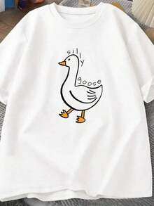 Rock Band Print T-Shirt, Round Neck, Short Sleeve, Women's Spring And Summer Clothing, Simple Short Sleeve Fashion, Suitable As A Gift. Women's T-Shirt. Blouses>Elegant. Boho Chic, Soft, Breathable And Comfortable Women's Top, Ideal For Spring, Summer And Autumn, Perfect For Vacations, Travel And Everyday Wear. - 白色 - 查看 7