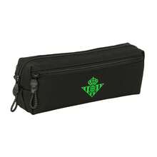 | Large Rectangular Pencil Case Real Betis Balompié Water Resistant, Large Capacity School Pencil Case With Diagonal Zipper, Organizer For Pencils And Pens, Back To School - Triple Peq - View 2