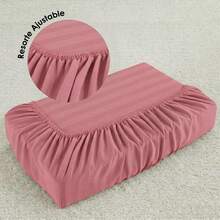 Fitted Sheet With Elastic All Around The Bottom, Cotton-Like Feel, Soft And Cool, Ideal For Spring, Available In Twin, Full, Queen, And King Sizes, Variety Of Colors, Perfect For Modern Bedrooms, Breathable And Comfortable For All Seasons - 藕粉色 - 查看 3