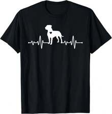 Camiseta con diseño de Pitbull para hombres y mujeres, para dueños de mascotas. - Negro - Ver 1
