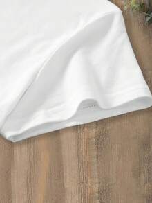 Camiseta de mujer con la inscripción "WOLF PA", diseño de huella de lobo, ropa de primavera/verano 2026, camiseta de manga corta de algodón puro a la moda para mujer, elegante camiseta de manga corta de algodón puro para fiesta 1409, tops para salir de noche para mujer. - Blanco - Ver 6