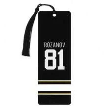 Heated Rivalry "Themed Fan Acrylic Bookmarks 1pc - Ice Hockey CP Elements+Novel Copy Reading Tags, Sports BL Readers, Fan Peripheral Control Preferred.Back To School Season - One Size Fits All - View 12