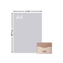 Ví đựng thẻ có logo Coach dành cho nữ CZ286SVPWH - Màu vàng cát/nâu xám CZ286SVPWH - Xem 6