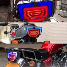 Universal Motorcycle Brake Light, Stop Light, Turn Signals, Waterproof Rear Brake Lamp - A - View 10