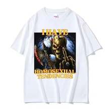 Camiseta De Manga Corta Con Meme De Esqueleto Divertido De SHomosexualTendencies Para Hombres Y Mujeres - Blanco - Ver 6