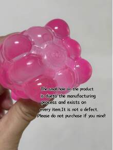 New Malt Squeeze Stress Relief Cube Toy, Ultra-Thin Squeeze Malt Anti-Pressure Toy, 1pc Soft Slow Rebound Water Cube Toy, Grape Texture, Slow Rebound, Durable, Suitable For Students, Teenagers/Adults, Ideal As Holiday Surprise Stress Relief Gift, Holiday/Birthday Gift, Halloween Gift, Christmas Gift, Christmas Eve Gift - Multicolor - View 12