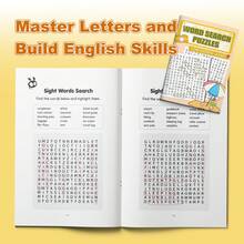 Vocabulary Search Puzzle Exercise Book, Paper Learning Activity Notebook For Word Recognition, Attention Training, Visual Scanning And Quiet Desk Learning, Suitable For Home Study, Classroom Practice And Travel Use - 視覺詞彙搜尋 - 查看 6