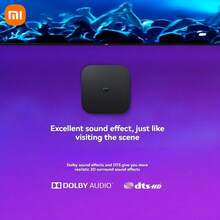 Xiaomi 小米盒子S (MDZ-22-AB) 4K HDR流媒体播放器，通过Netflix和Google认证，支持杜比视界+HDR10+和DTS解码，2GB/8GB内存，内置语音遥控器、Google Assistant和Chromecast - 全球版 - 查看 9