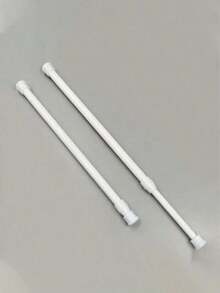 1 Set Cable de Acero Blanco para Cortinas, Cuerda de Cortina Recubierta de Plástico con Anillos de Ojo de Tornillo y Ganchos, Adecuado para Cortinas, Cortinas de Ducha, Barras de Cortina, Decoración del Hogar, Decoración de Ventanas - Multicolor - Ver 7