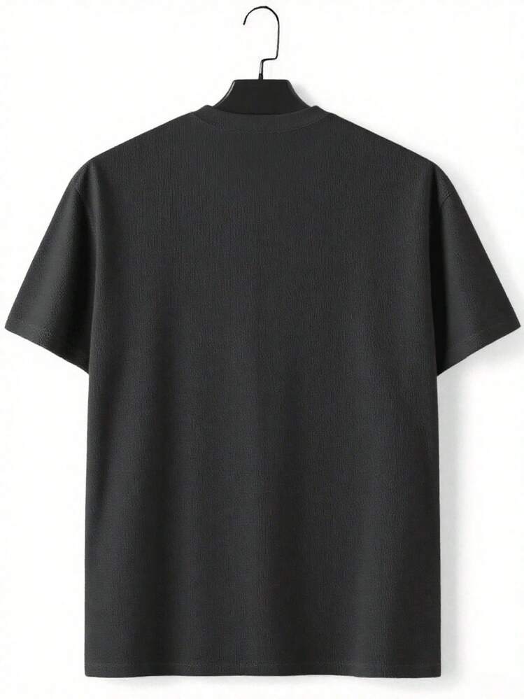 DTMF T-Shirt (I Should Take More Photos) Fashion For Men, Round Neck, 100% Cotton,  Series, Plus Sizes - Black 21 - View 2